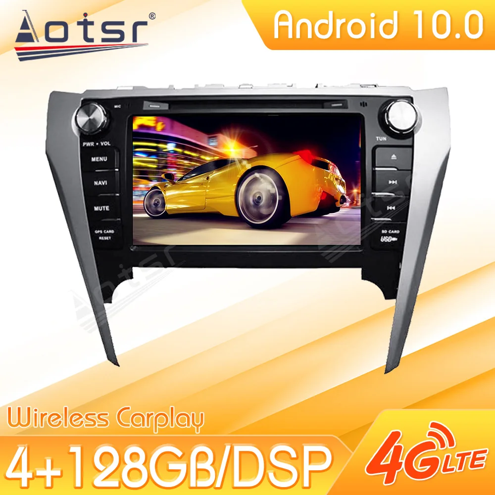 Android Car Multimedia Stereo Player For Toyota Camry Aurion 2015-2017 Tape Radio Recorder Video GPS Navigation Head Unit 2 Din