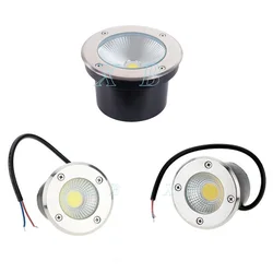 Waterproof IP67 3W 5W 10W 15W LED garden buried AC110v 220v Outdoor Recessed Deck Light Underground Lamp Sidewalk Lighting DC12V