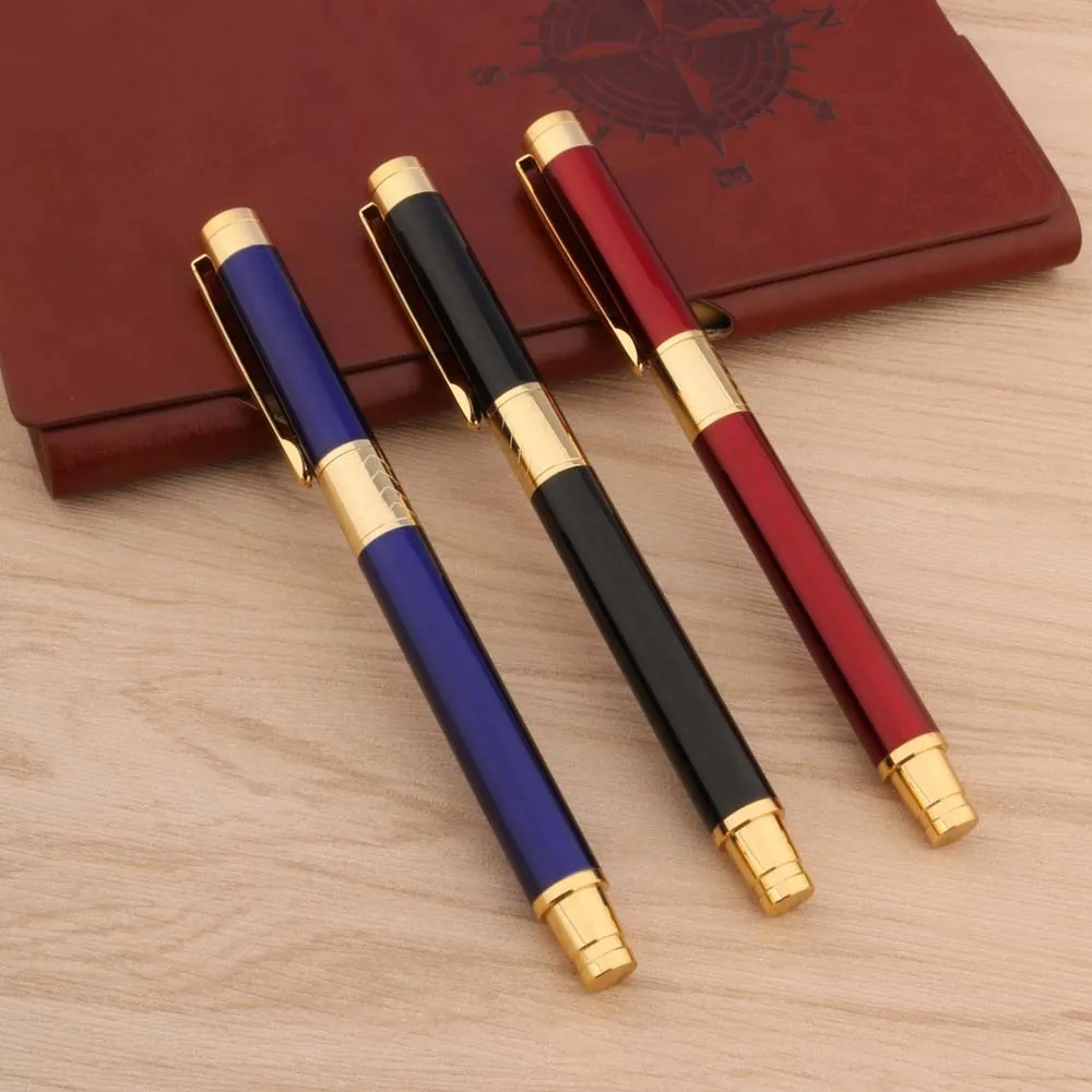 Luxury 005 metal fountain pen red golden bend nib gift Stationery Office school supplies Writing new