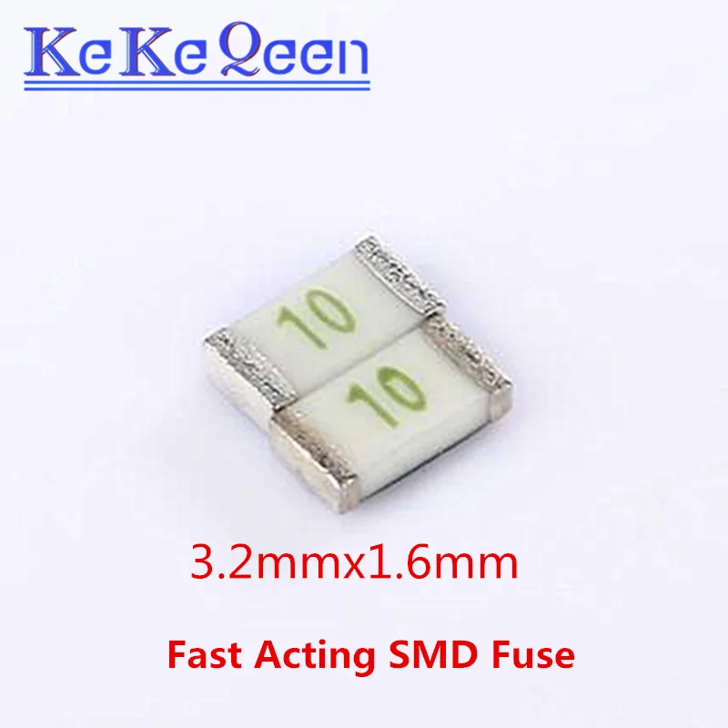 20pcs 1206 0.25A 0.375A 0.5A 0.75A 1A 1.25A 1.5A 2A 2.5A 3A 4A 5A 7A 10A 12A 15A 20A 25A 30A 24V Fast Acting SMD Fuse 3.2*1.6mm