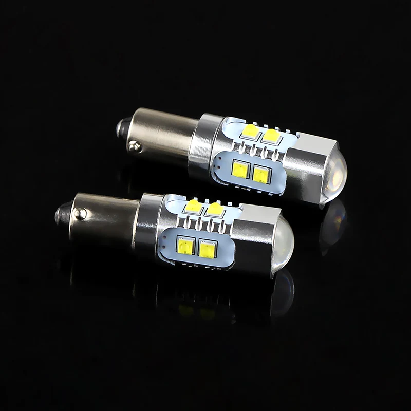 2 Stück Fehlerfreie Weiße Bay9s H21W 64136 LED-Lampen für Volkswagen VW Golf MK7 GTD GTI R TSI LED-Rückfahrleuchten Weiß – Detail 8