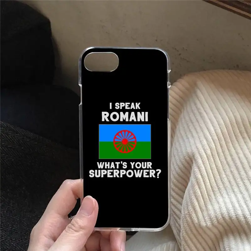 Gypsy Romani Roma Flag Phone Case for iPhone 11 12 13 mini pro XS MAX 8 7 6 6S Plus X 5S SE 2020 XR cover