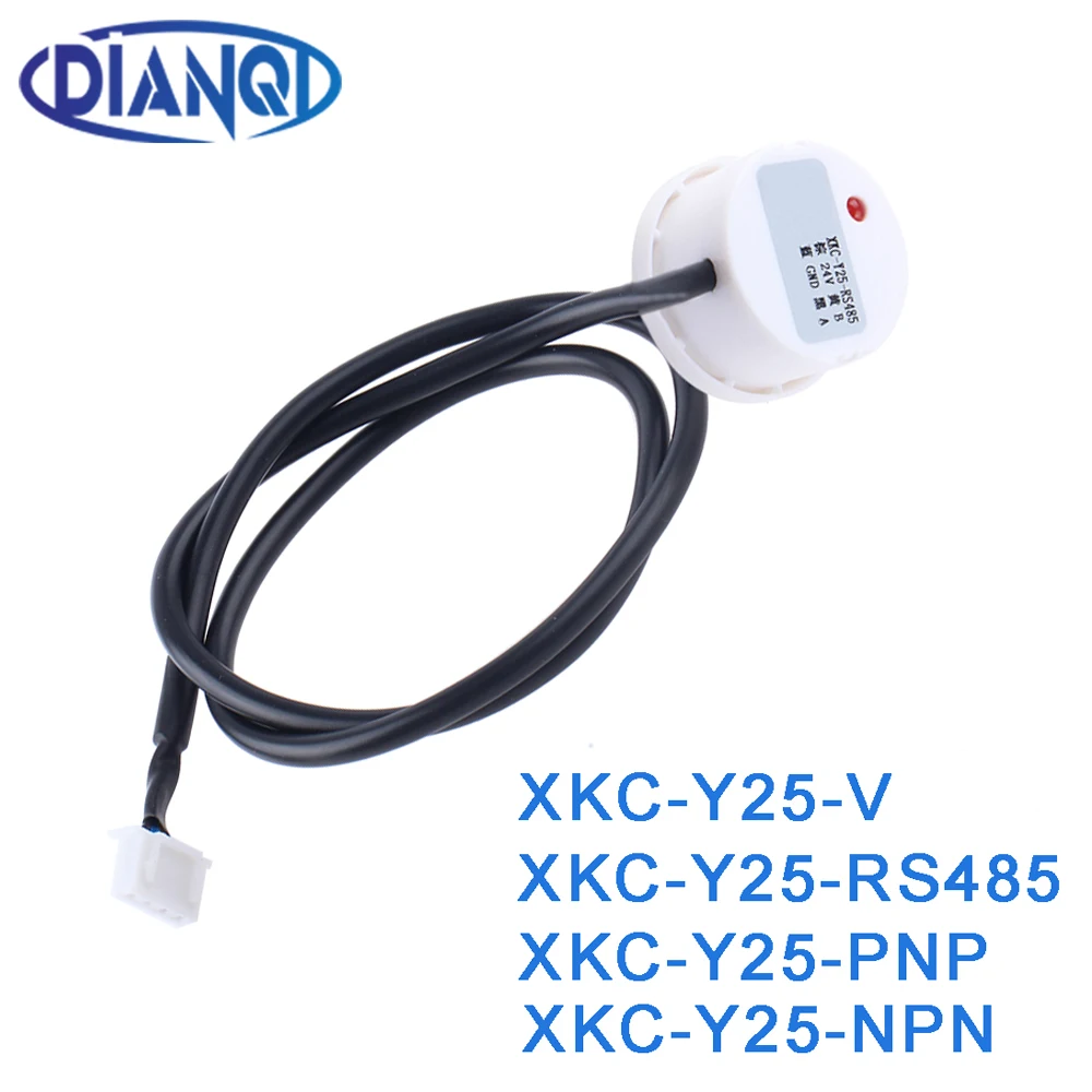 

DC 5V 12V 24V XKC Y25 Non Contact Liquid Level Sensor Switch Detector Outer Adhering Type Level Sensor NPN PNP RS485 Interface