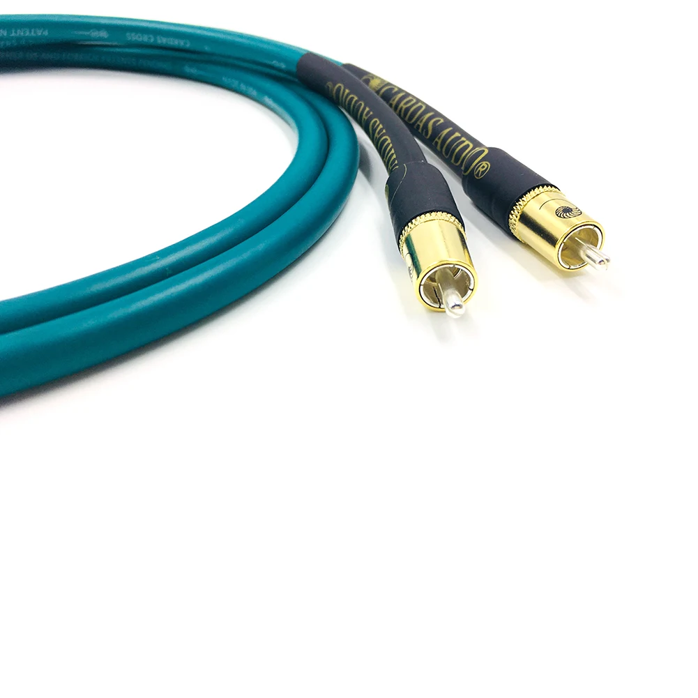 Thouliess Coppia HIFI Cardas Cavo di interconnessione RCA placcato oro Presa RCA Cardas Cross Amplificatore audio Lettore CD DVD Cavo per altoparlanti