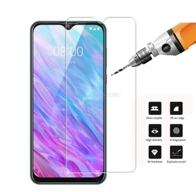 2-1PC Tempered Glass For ZTE Blade A3 A5 A51 A71 A7s 2020 V30 Vita V2020 Smart V2021 Screen Protector on ZTE S30 Pro SE Pelicula