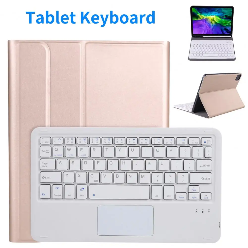 Bluetooth-compatible Tablet Keyboard for iPad Po 11 2021 Wireless PC Keyboard Touchpad Keypad Keyboard Case teclado inalámbrico