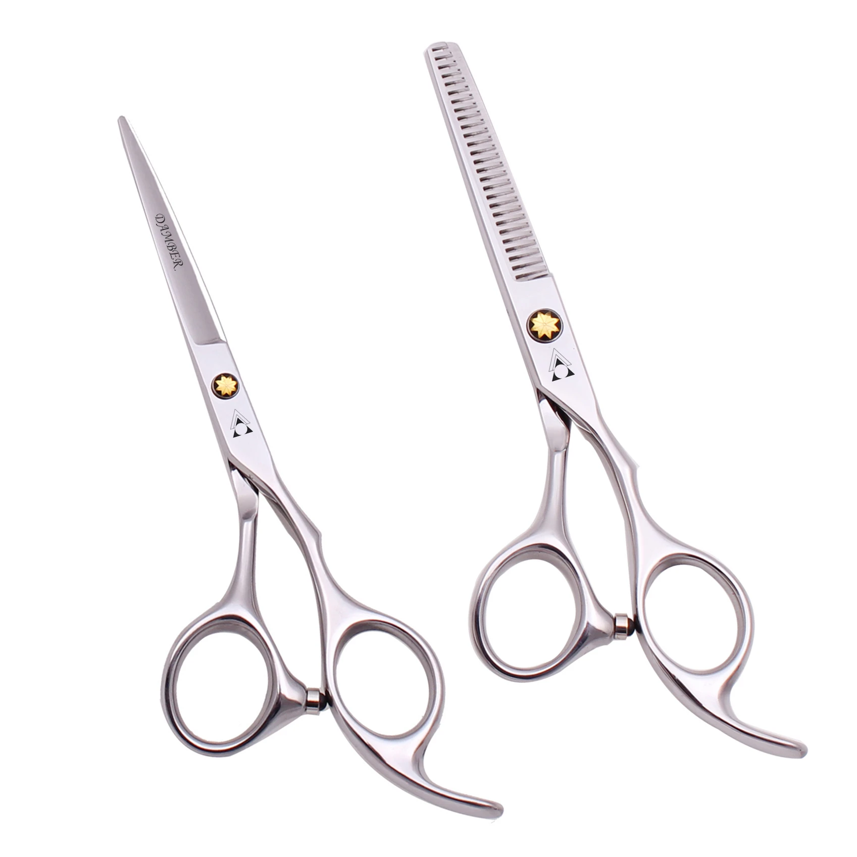 Haarschere 5,5 6,0 Professionelle Friseurschere Effilierschere Friseurscheren-Set Haarschneideschere 440C Japan Steel 888 # – Detail 1
