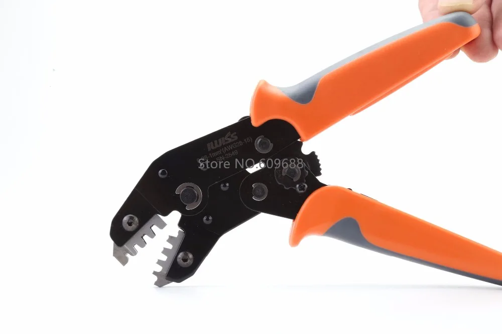 

IWISS SN 2549 SN 2546B E.I xh2.54 Crimping Pliers Insert spring terminal 2.8/3.0/3.96/4.8mm