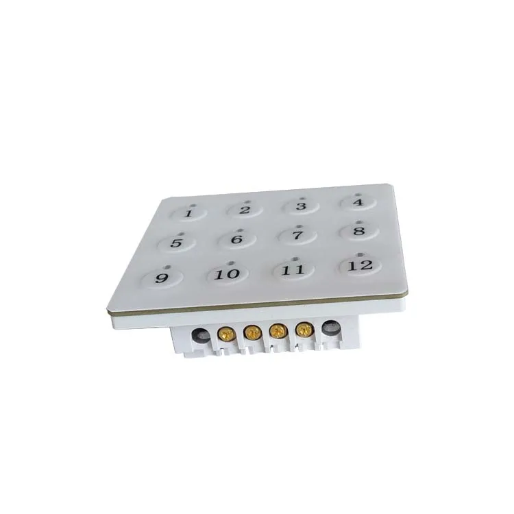 Panel de operación de tablero de relé de 16 vías, funciona con el tablero de relé a través del autobús 485, el Panel de instrucciones con luz indicadora