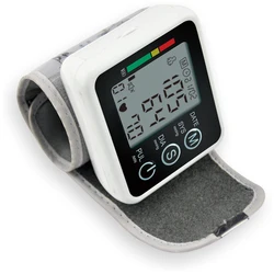 English voice wrist sphygmomanometer blood pressure meter monitor heart rate pulse Portable tonometer BP