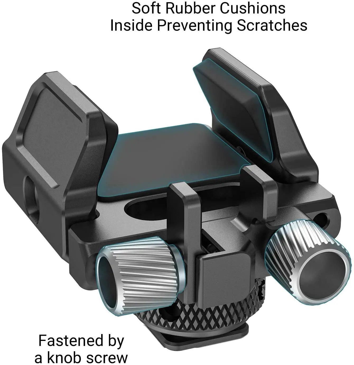 SmallRig Universal Holder for External SSD Holder Clamp With Cold Shoe and 1/4\