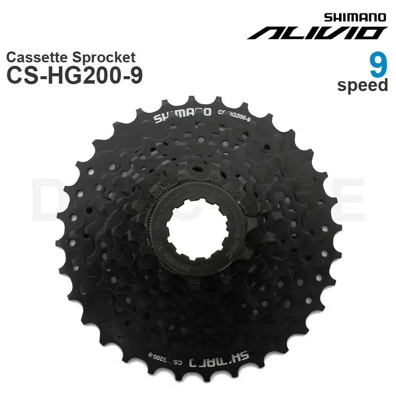 SHIMANO ALIVIO M4000 ALTUS CS-HG200-9 Cassette Sprocket Available in 11-32T, 11-34T and new 11-36T Original Parts