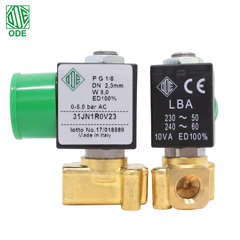 

Wholesale Italy ODE 31JN1W0V12 31JN1W0V23 General purpose Three-way solenoid valves direct acting G1/8 brass threaded connection