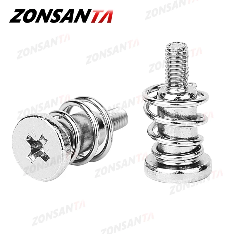 ZONSANTA 10/30pcs M2 M2.5 M3 Springs Graphics Card Screw Computer CPU Mainboard Radiator Fixing Bolts DIY Phillips Step Screws