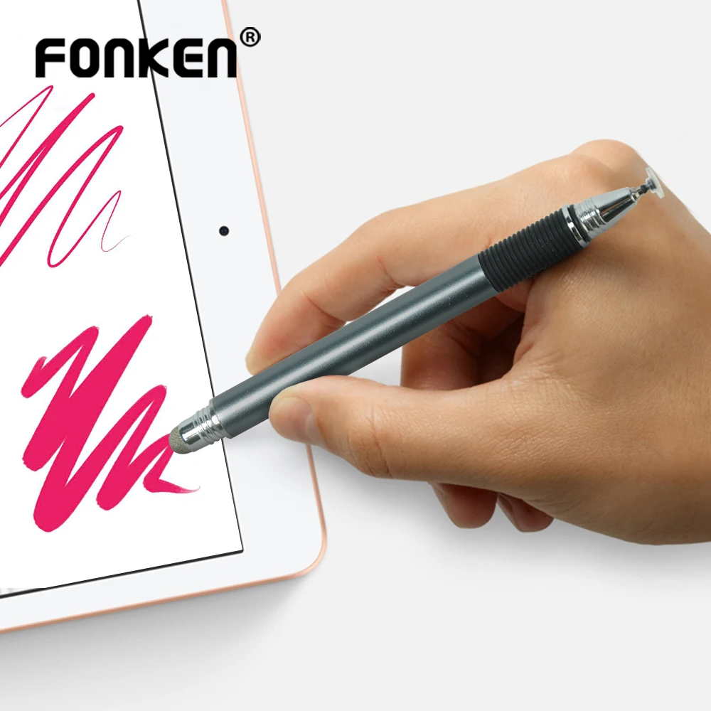 FONKEN Stylus Pen For Android Phone Screen Pen Tablet Pen For Drawing Touch Pen For Tablet 2In1 Stylus For Smartphone  Notebook