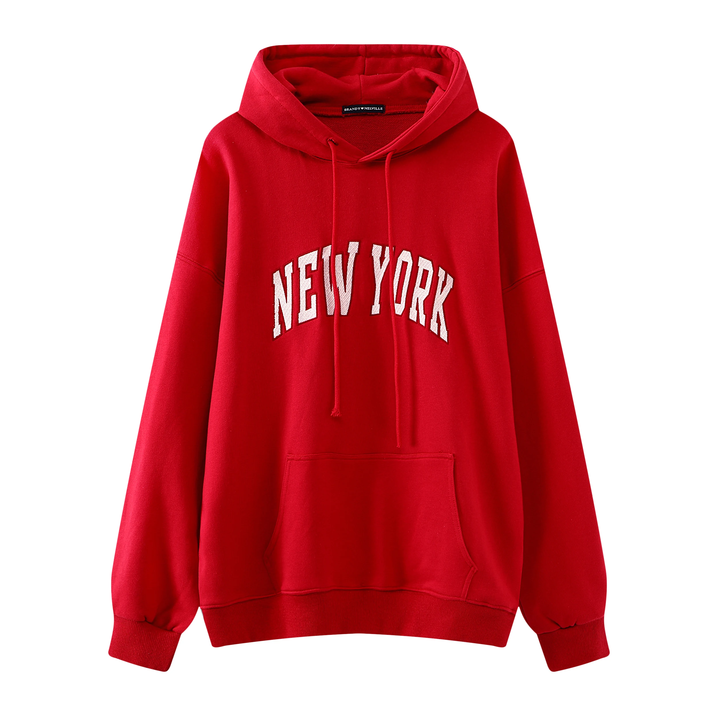 Oversize Girls Soft Cotton Hoodies 2022 Spring Autumn Fashion Ladies Fleece Pullovers Loose Women Embroidered Hooded Sweatshirt