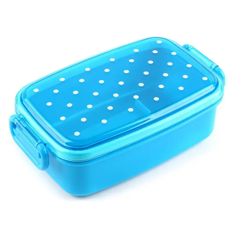 Dot Lunch Box for Children School Storage Container Bento Sushi Box Kids Fruit Lunch Boxes wholesales