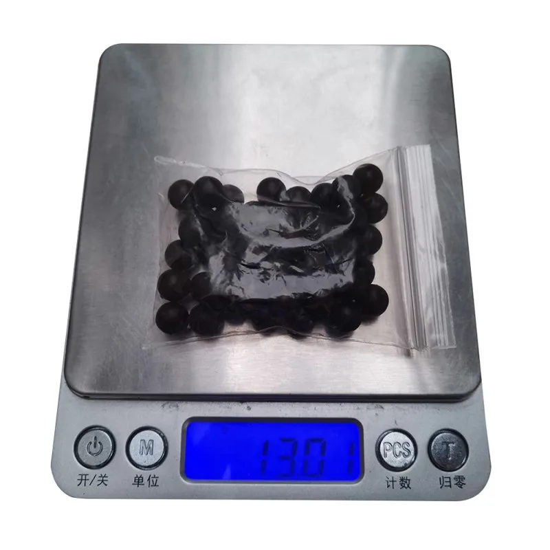 50Pcs/Set Rubber Pearl Fishing Bean Rig Accessories 8mm 6mm Round Carp Rubber Beads Fishing Tackle Carp Rigs tools