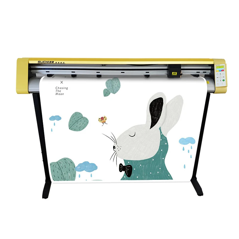 

1350 Contour Vinyl Sticker Cutting Plotter With Stand Automatic Foison Vinyl Ploter De Corte 48Inch