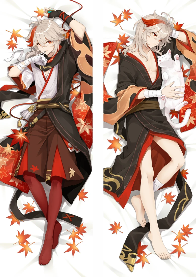 

Genshin Impact Cushion Cover, Kaedehara Kazuha, Dakimakura, Hugging Body Pillow Case, Bedroom, Sleepy