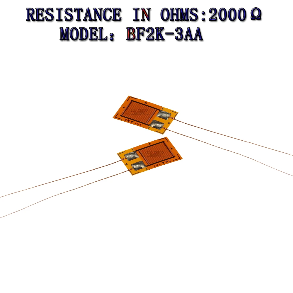 1pcs Precision Resistive Strain Gauge BF/BHF1K/2K-3AA Strain Gauge the Pressure Sensor Load Cell Band Lead