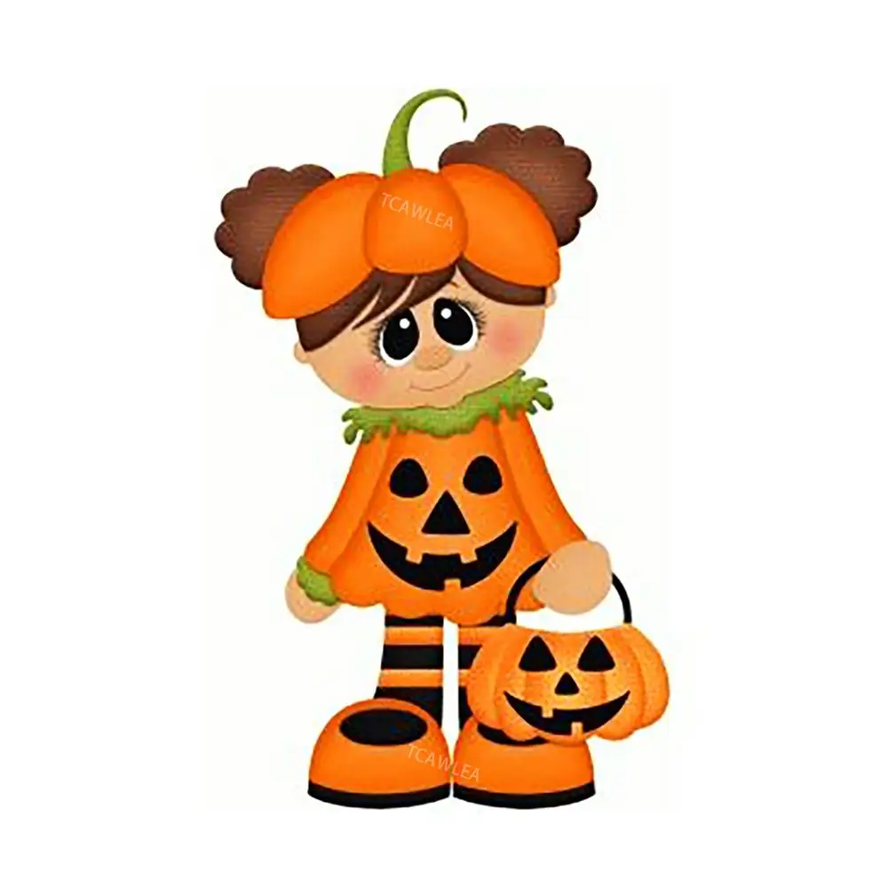 Piękny mumia czarownica Demon pająk chłopiec dziewczyna Metal wykrojniki lalka na Halloween dla DIY Scrapbooking ręcznie robione kartki nowy