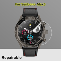 Ultra Clear Screen Protector For Senbono Max5 Max 5 Smart Watch Repairable Full Cover Soft TPU Hydrogel Film -Not Tempered Glass