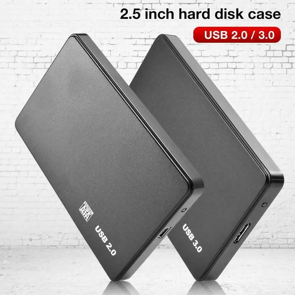 USB 3.0/2.0 5Gbps 2.5inch Portable SATA External Transmission Closure HDD Hard Enclosure Disk Case Box External Hard Disk for PC