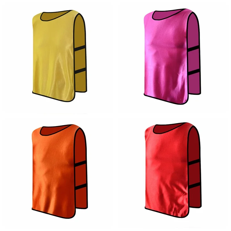 Adult Children Football Soccer Kid Team Sports Training Pinnies Jerseys Quick-Dry Breathable Training Bib Vest Outdoor