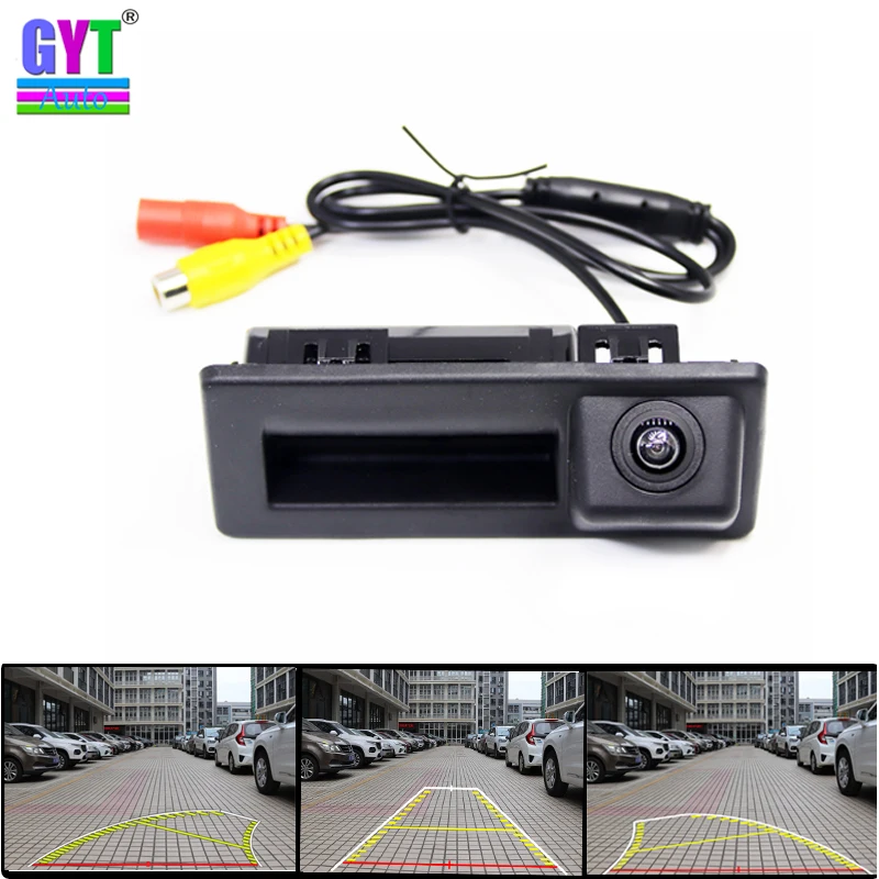 

Dynamic Tracks car Rear View parking Camera For Audi A4 A3 A4L A6 A6L VW Touran polo Tiguan Tournamen Skoda Speed Octavia