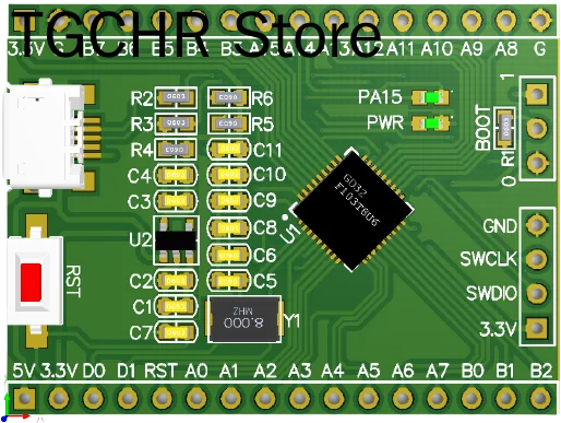 GD32F103T8U6 Core Board Mass Replacement STM32 Development Board F103 Minimum System