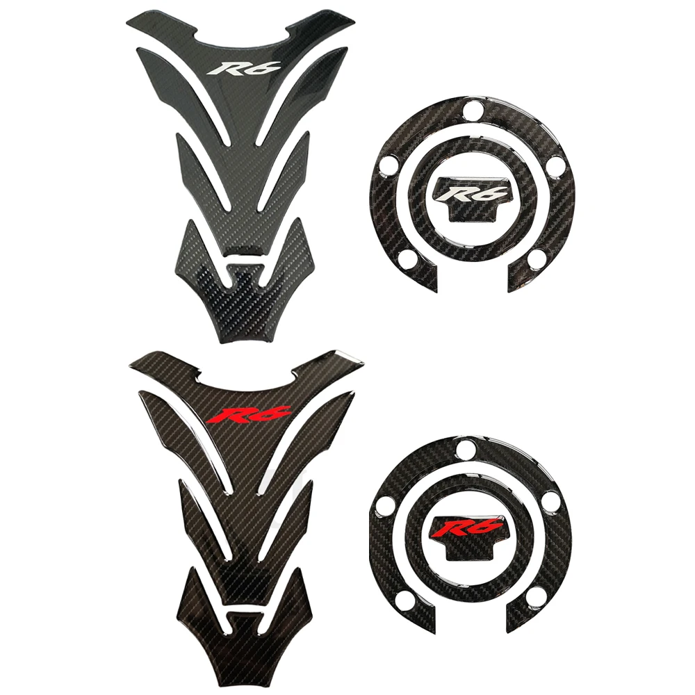 3D Sticker Decal Emblem Protection Tank Pad Cas Cap Fit for YAMAHA YZF600 R6  2012 2013 2014 2015 2016 2017 2018