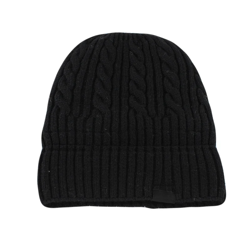 Men Winter Warm Hat New Fashion Adult Unisex Knitted Casual Beanies Skullies Cotton Wool Hats Brand Outdoor Solid Gorros