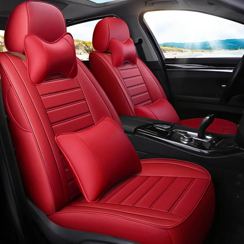 custom Car Seat Cover leather For Mercedes Benz A B C-Class CLA CLK CLS ML GLA GLK GLE S E G Class Sedan car accessories styling