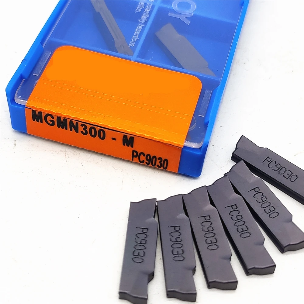 10 قطعة MGMN300 متر PC9030 NC3020 مخدد كربيد إدراج MGMN300 مخرطة تحول وحز أداة تحول باستخدام الحاسب الآلي