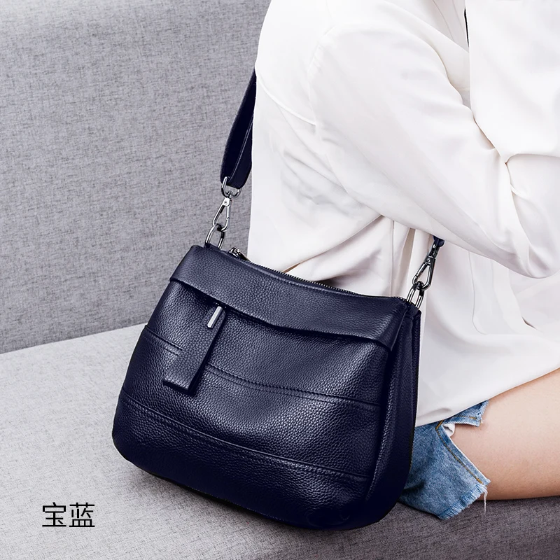 2023 Fashion Luxurious Designer Crossbody Bag Genuine Leather Soft Messenger Bags For Ladies Zipper Mini Woman Bag Female Bags