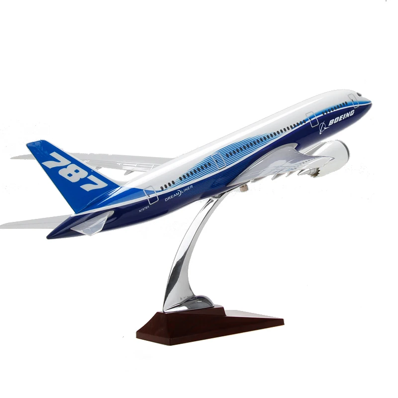 

Brand New 43cm Alloy Metal Plane Model Boeing 787 Airlines Airplane Model w Stand Aircraft Gift Free Shipping