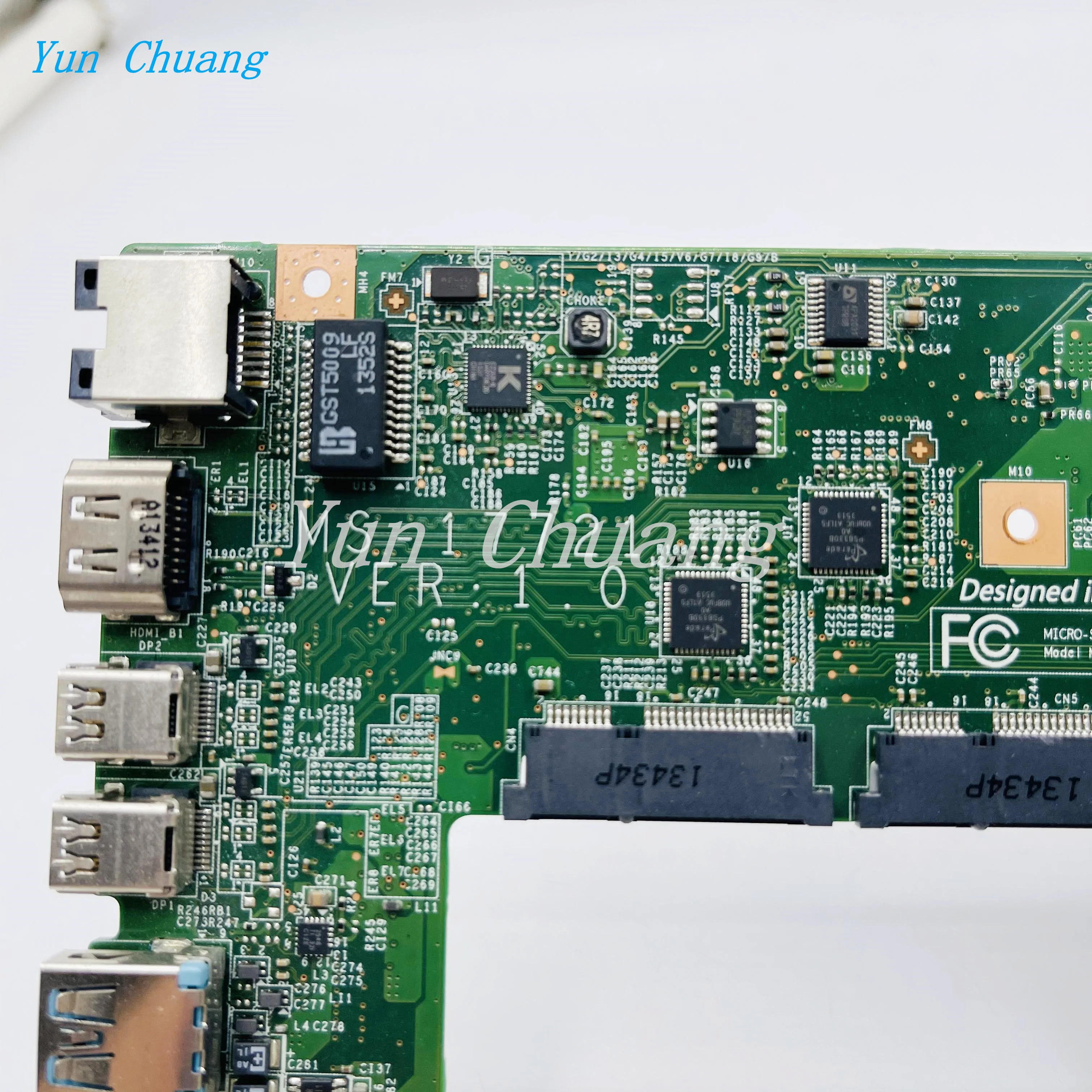 MS-17721 VER:1.0 Motherboard For MSI GS70 Laptop motherboard With