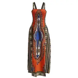 Dashiki Casual Sundress Beach Women Sexy Dress Vestidos african dresses for women Sexy Backless Dress