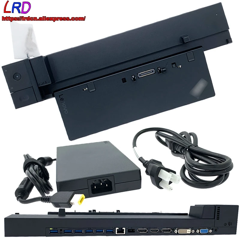 

New Original 40A5 Workstation Dock With 230W AC Power Adapter For Lenovo ThinkPad P70 P71 P50 P51 Laptop 04W3955 00HM626