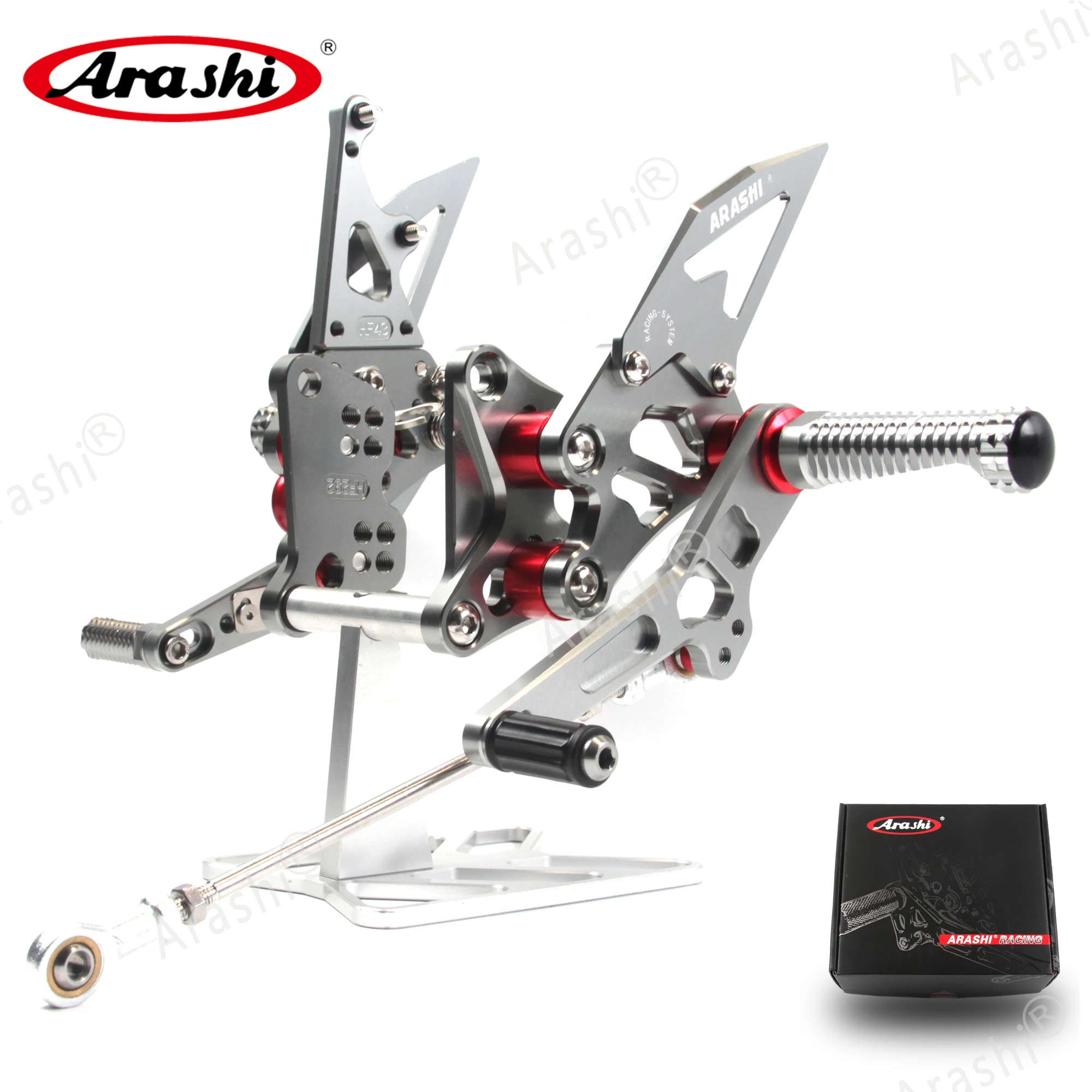 Arashi Motorcycle Footrests For SUZUKI HAYABUSA GSXR1300 2008 - 2019 CNC Adjustable Footpeg GSX-R GSXR 1300 GSX1300R 2012 2013