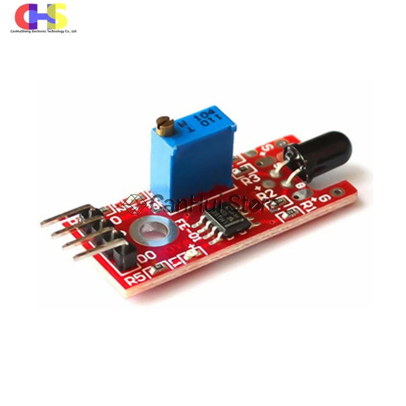 4pin KY-026 IR Flame Sensor Fire Detection Module Detects Infrared Receiver for arduino DIY KIT