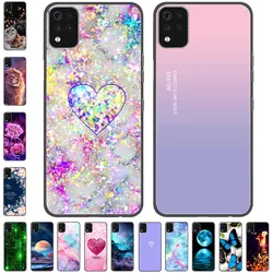 Phone Case For LG K42 K52 K62 Q52 Case Soft Painted Wolf Silicone Black Covers For LG K62 Cases K 42 Shockproof Funda for LGK52