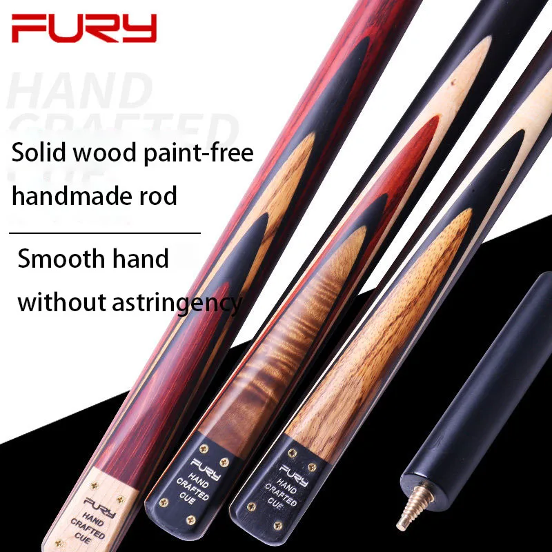 2021 NEW FURY Professional SN-15 SN-102 SN-104 Model Billiard Cue 9.8MM Solid Wood Paint-free Handmade Rod China