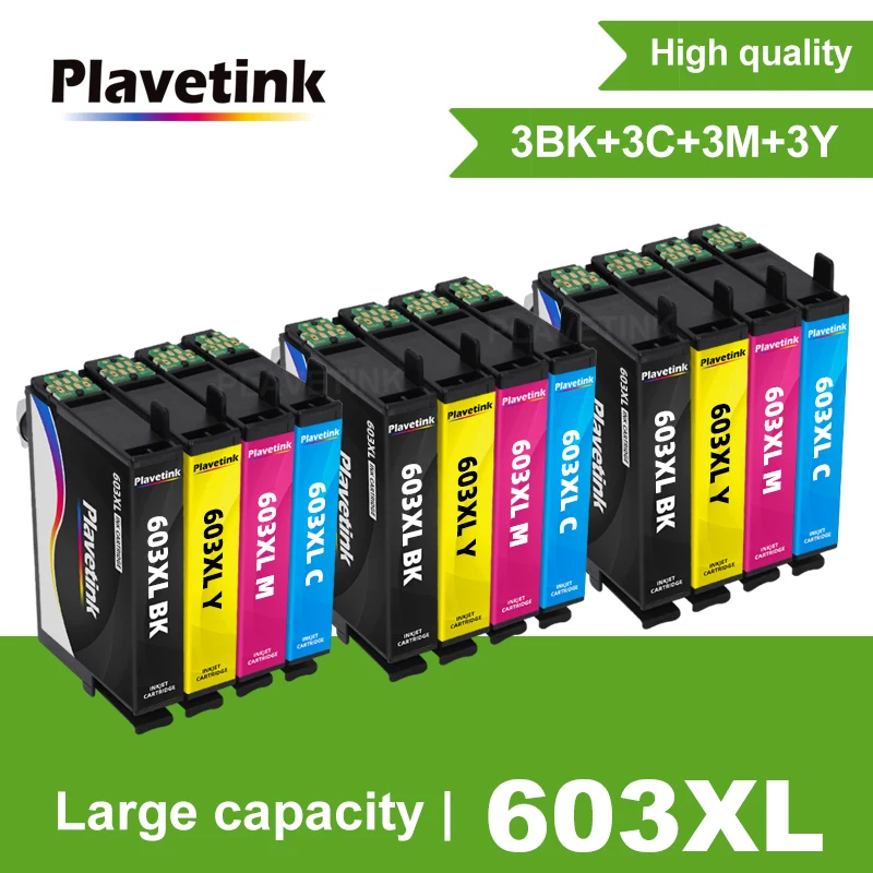 Plavetink For Epson 603 603XL Ink Cartridges Compatible for XP-2100 XP-2105 XP-4100 XP-4105 XP-3105 XP-3100 WorkForce WF-2830