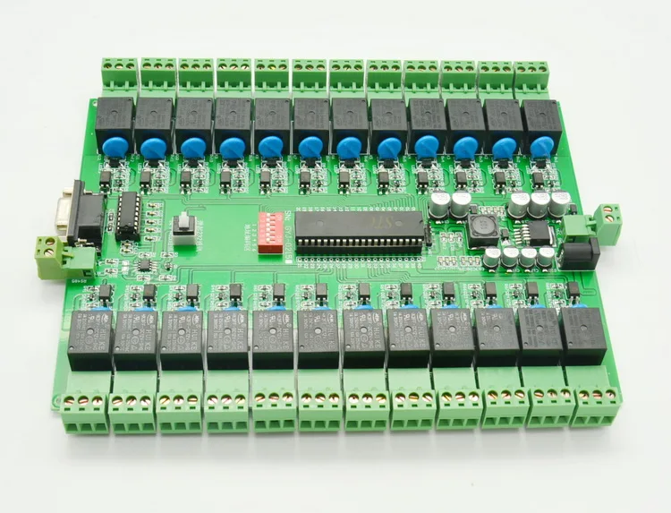 24-channel Output Relay Programmable Control Development GYJ-0215 232 485 TTL Serial Communication