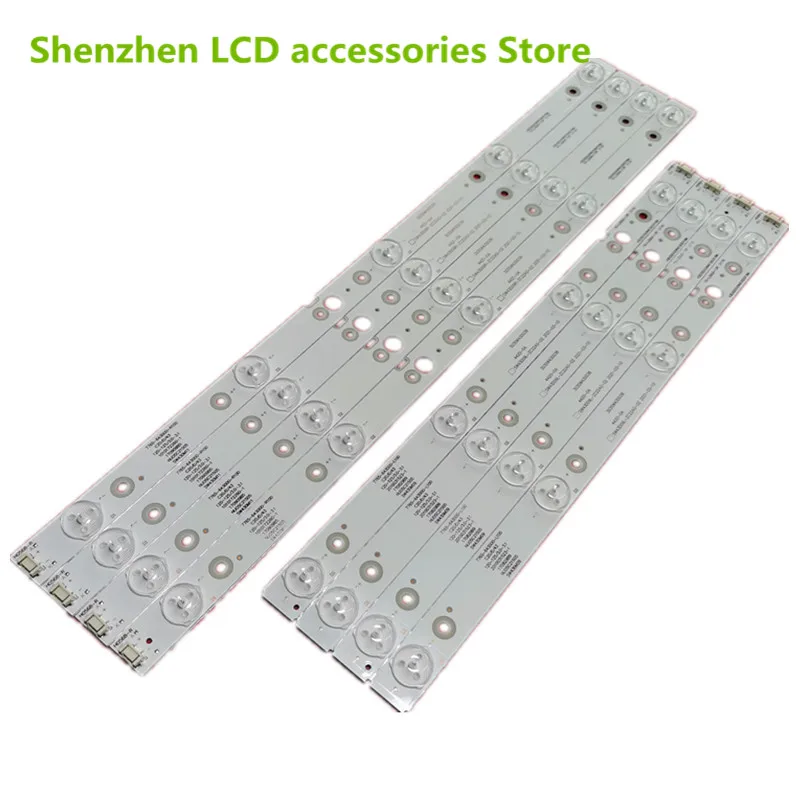 Barra de luz LED para TH-43FX680C de Panasonic, tubo de lámpara de SW43D09L-ZC22AG-02SW43D09R-ZC22AG-02, 3V, 5LED, 427MM, 4LED, 331MM, 100%