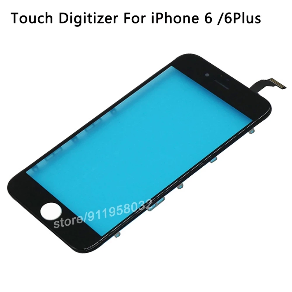 Front Touch Digitizer For iPhone 5C 5S 6Plus 6S Plus 7Plus Touch Glass For iPhone 6 Touch Panel Digitizer With Holder Frame Flex