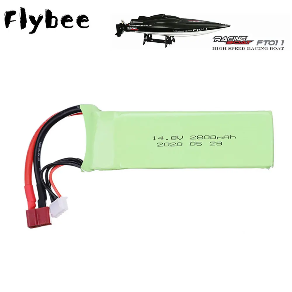 Flybee 14.8V 2800mah BATTERY RC 4s Lipo Battery 14.8V 2800mah 30C for FT010 FT011 RC boat RC Helicopter Airplanes Car 803496