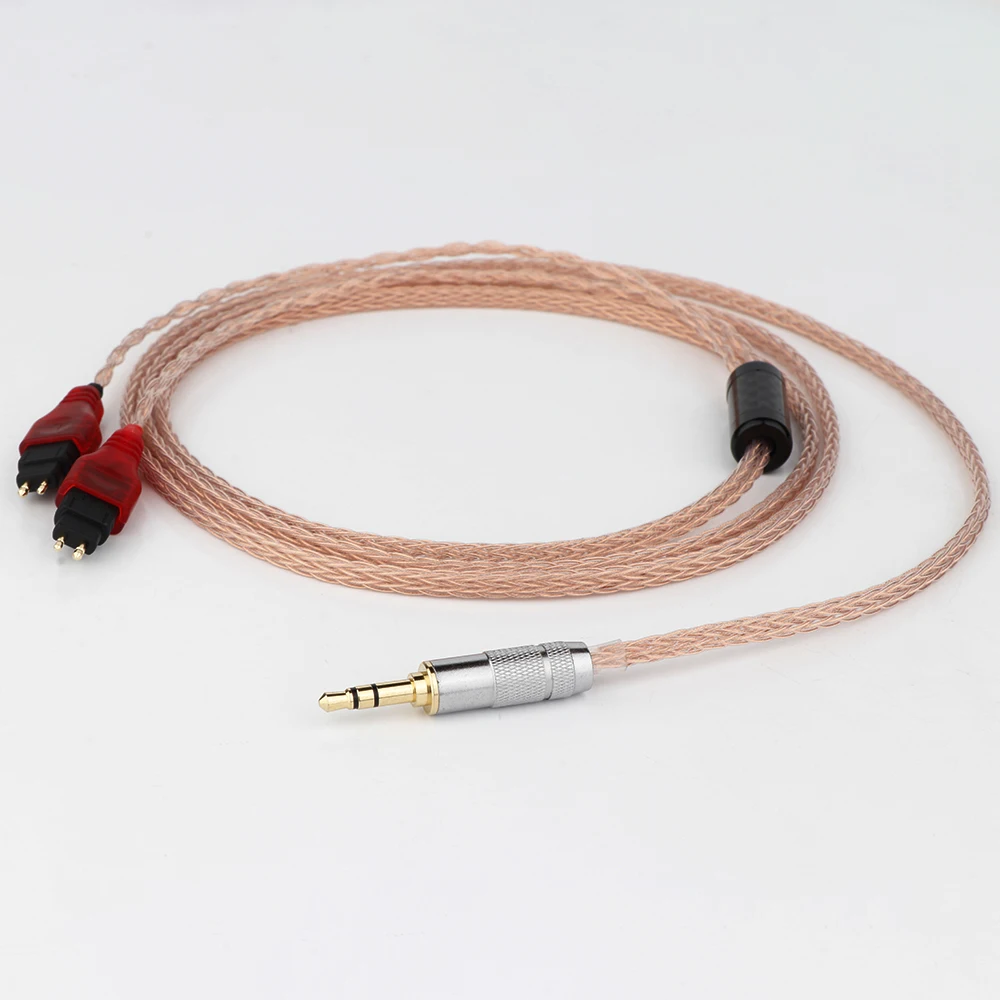 Câble d'écouteurs 16 cœurs 7n OCC, 3.5mm 4.4mm, câble d'écouteurs, mise à niveau audio, remplacement pour HD580 HD600 Sony Denon